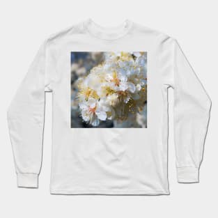 White Plum Blossom Long Sleeve T-Shirt